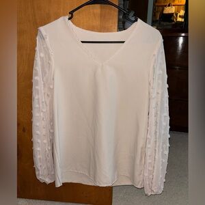 Elegant Cream Women's Top